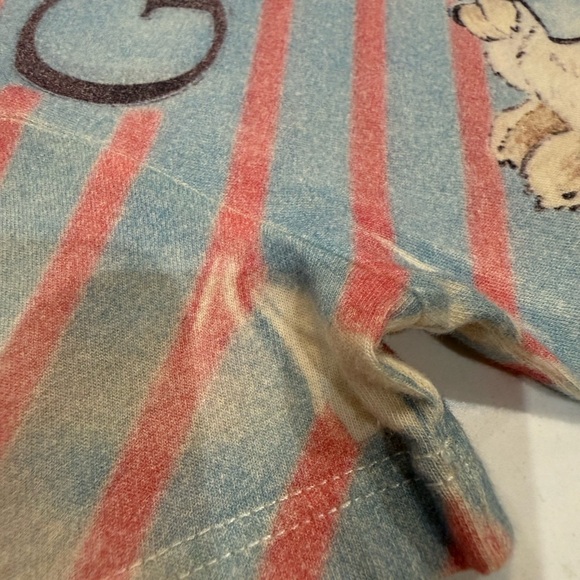 Gucci Kids Pastel Striped Tee with Bunny Design - Picture 10 of 10